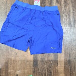 Pudolla Men's Blue Athletic Shorts